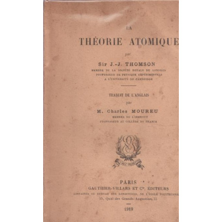 La théorie atomique