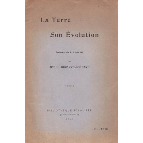 La Terre son évolution