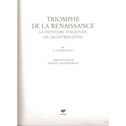 TRIomphe de la renaissance - la peinture italienne du Quatrocento