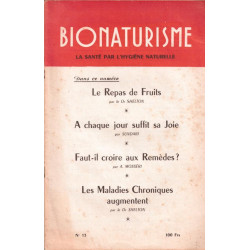 BIONATURISME N° 13