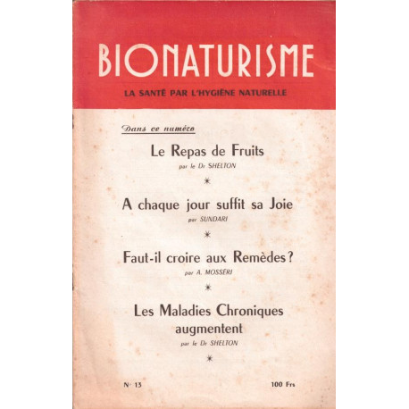 BIONATURISME N° 13