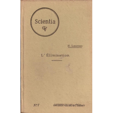 L'élimination