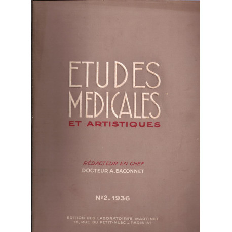 Etudes médicales et artistiques - n° 2
