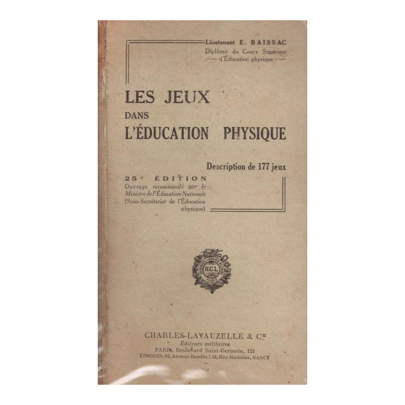 Les jeux dans l'éducation physique