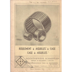 Roulement à aiguilles à cage. cage à aiguilles