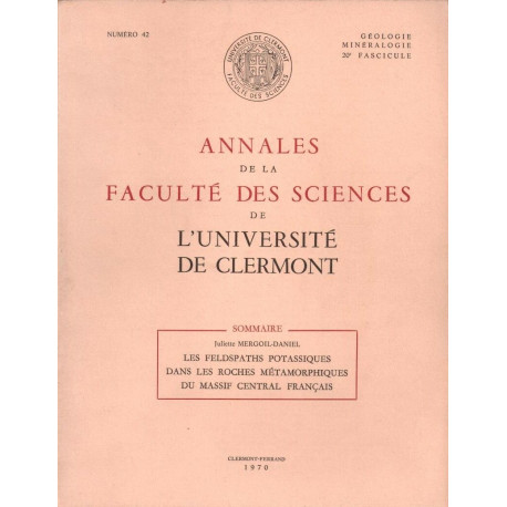 Les feldspaths potassiques dans les roches métamorphiques du...
