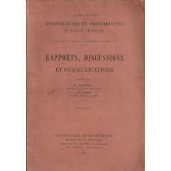 Rapports discussions et communications publiés par Brindeau et Voron