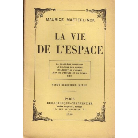 La vie dans l'espace