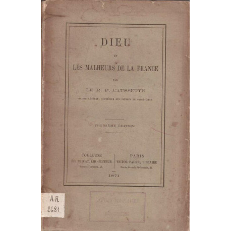 Dieu et les malheurs de la France