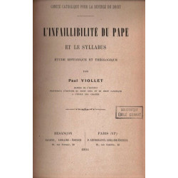 L'infaillibilité du Pape et le Syllabus