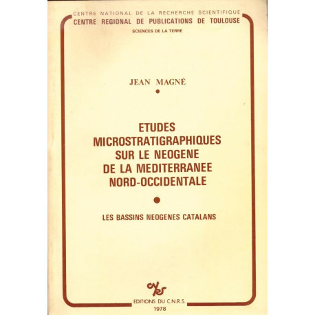 Études microstratigraphiques sur le néogène de la Méditerranée...