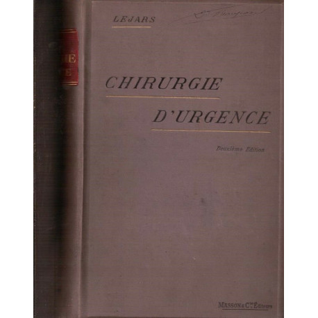 Chirurgie d'urgence