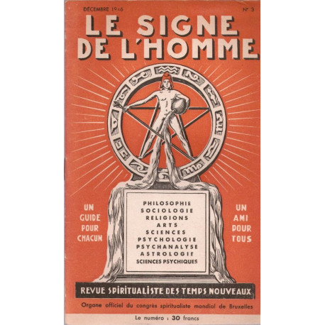 Le Signe de l'Homme. revue spiritualiste des temps nouveaux n° 3