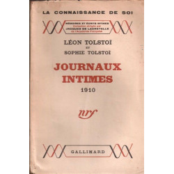 Journaux intimes 1910