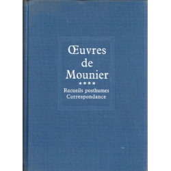 Recueils posthumes - correspondance