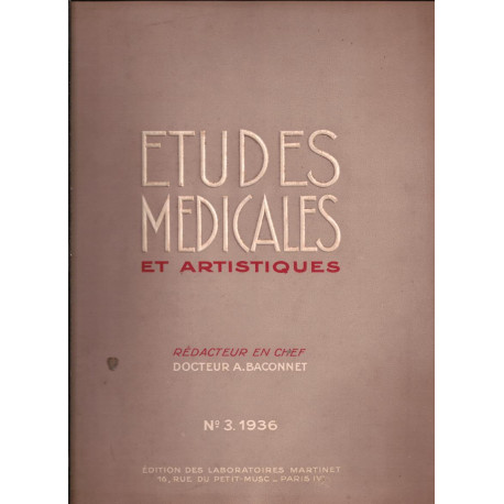 Etudes médicales et artistiques - n°3