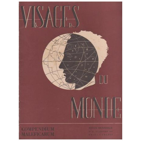 VISAGES DU MONDE n° 21 Compendium Malleficarum Janvier 1935 in-4...