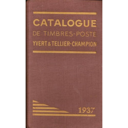 Catalogue de timbres-poste 1937