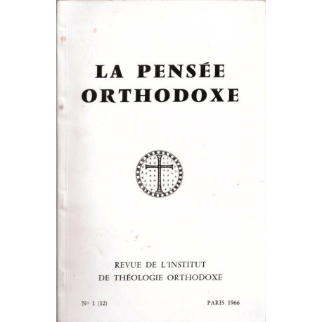 La pensée orthodoxe n° 1 (12)