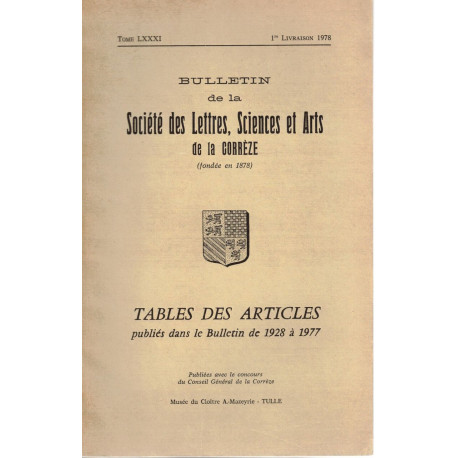 BULLETIN de la Société des Lettres Sciences et Arts
