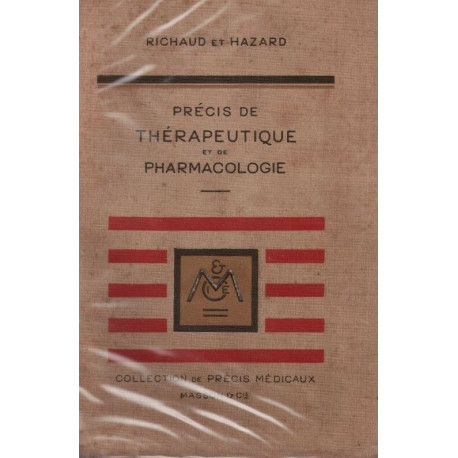 Précis de thérapeutique et de pharmacologie