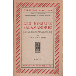 Les Hommes Salamandres - Recherches et Réflexions Sur...