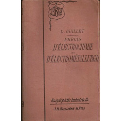 PRECIS D'ELECTROCHIMIE ET D'ELECTROMETALLURGIE
