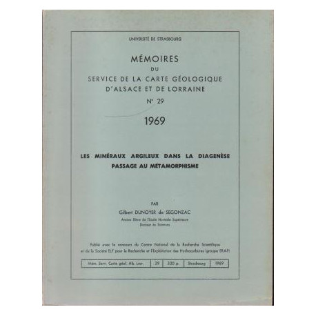 Les minéraux argileux dans la diagenèse passage au métamorphisme