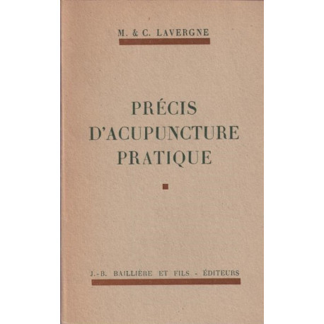 Précis d'acupuncture pratique