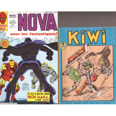 Nova 104 et Kiwi 418