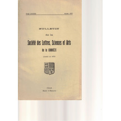 Bulletin de la societe detres sciencess et aers de la Correze
