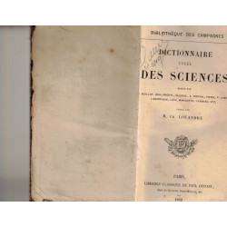 Dictionnaire usuel des sciences