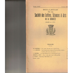Bulletin de la Société des Lettres Sciences et Arts de la Corrèze