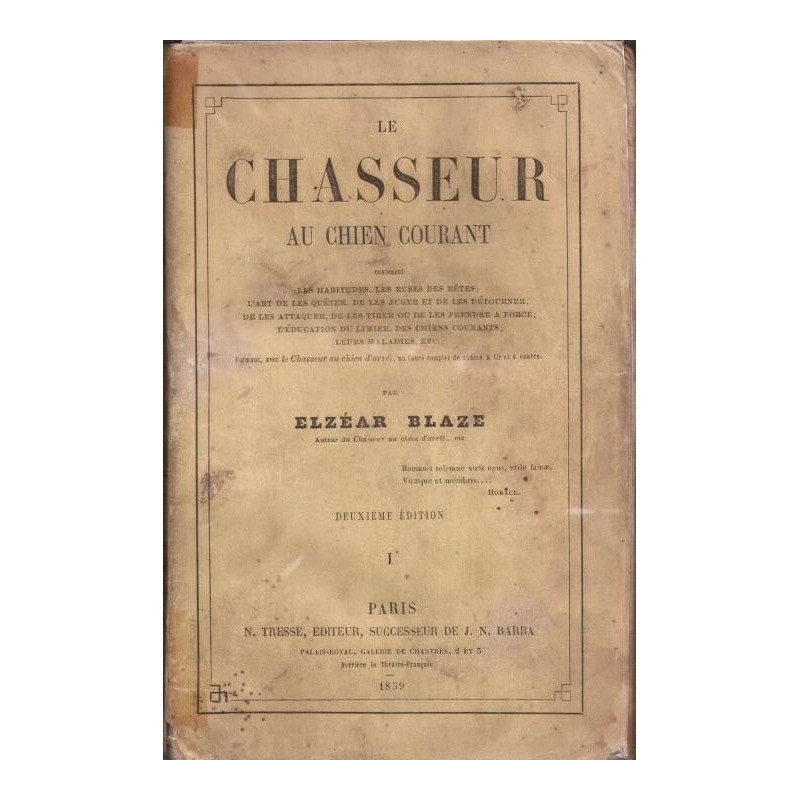 Le chasseur au chien courant