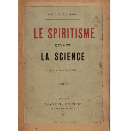 Le Spiritisme devant la Science