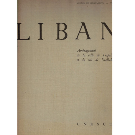 Aménagement de la ville de Tripoli et du site de Baalbek
