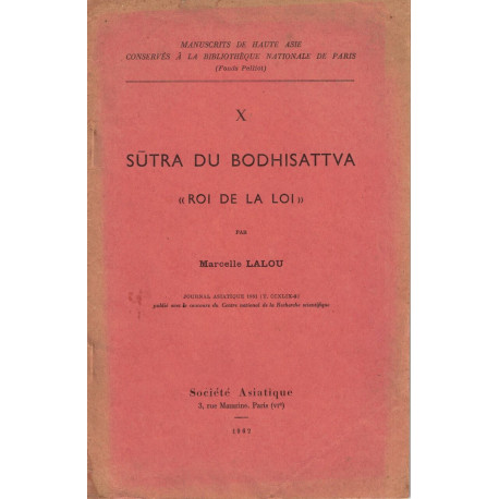 Sutra du Bodhisatva - roi de la loi
