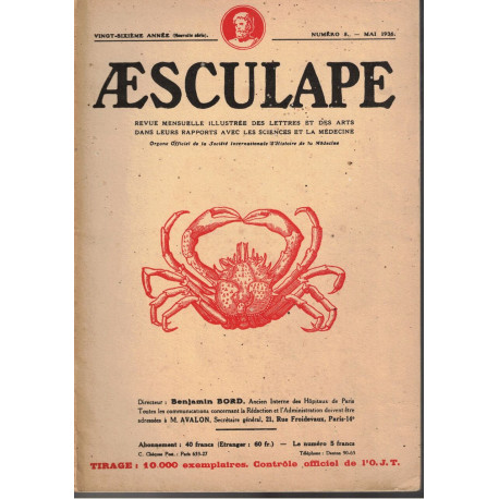 AESCULAPE mai 1936