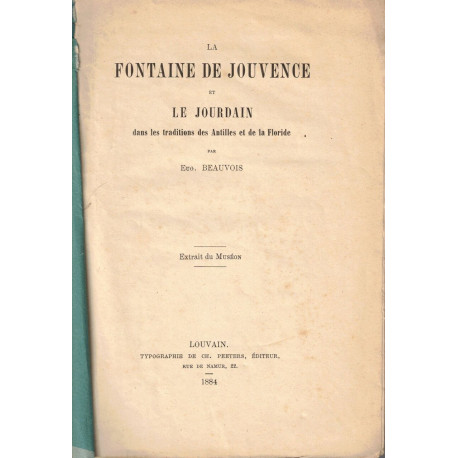 La Fontaine de Jouvence et le Jourdain dans les traditions des...