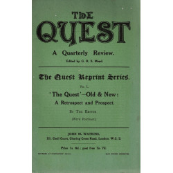 THE QUEST: A Quarterly Review N 1