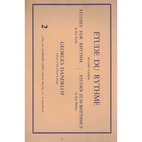 Étude du rythme 2
