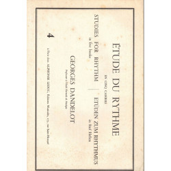 Études pour rythme 4