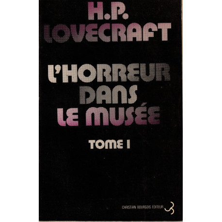 L'horreur dans le musée tome 1