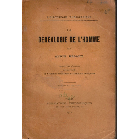 La Généalogie de l'Homme