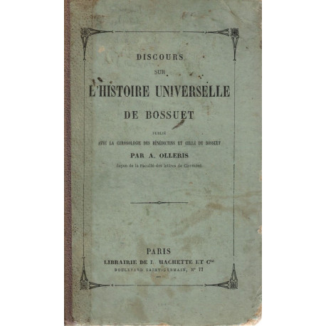 L'Histoire Universelle de Bossuet