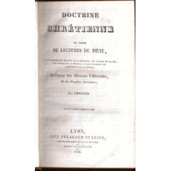 Doctines chrétiennes en forme de lectures de piété