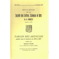 BULLETIN DE LA SOCIÉTÉ DES LETTRES SCIENCES ET ARTS