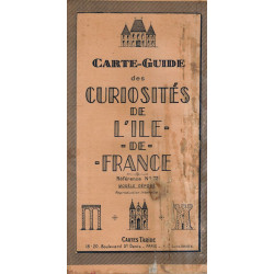 Carte-Guide des Curiosites de L'Ile-de-France