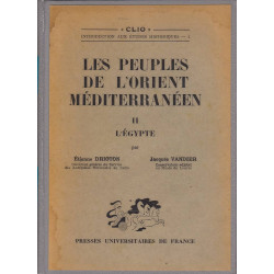 Les peuples de l orient mediterraneen -Egypte