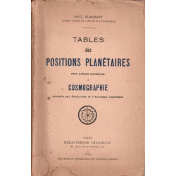 Tables des positions planétaires avec notions sommaires de...